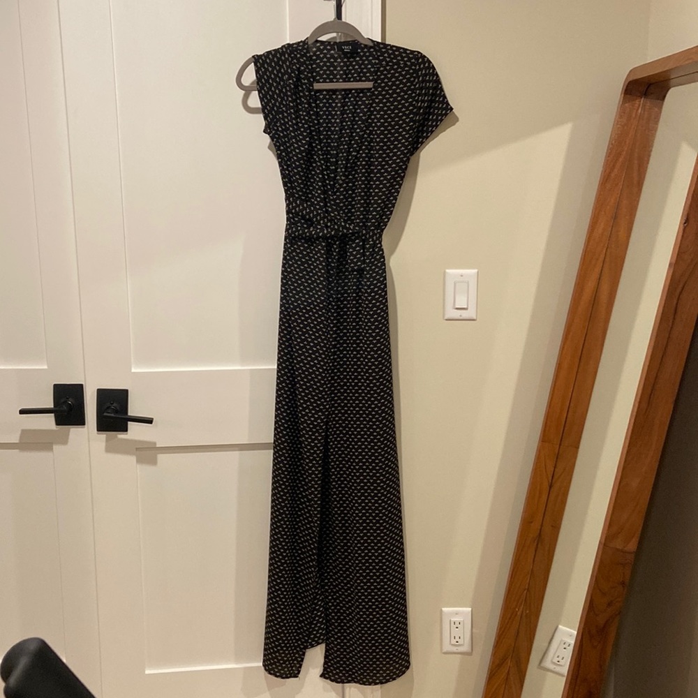 Vici wrap around maxi dress